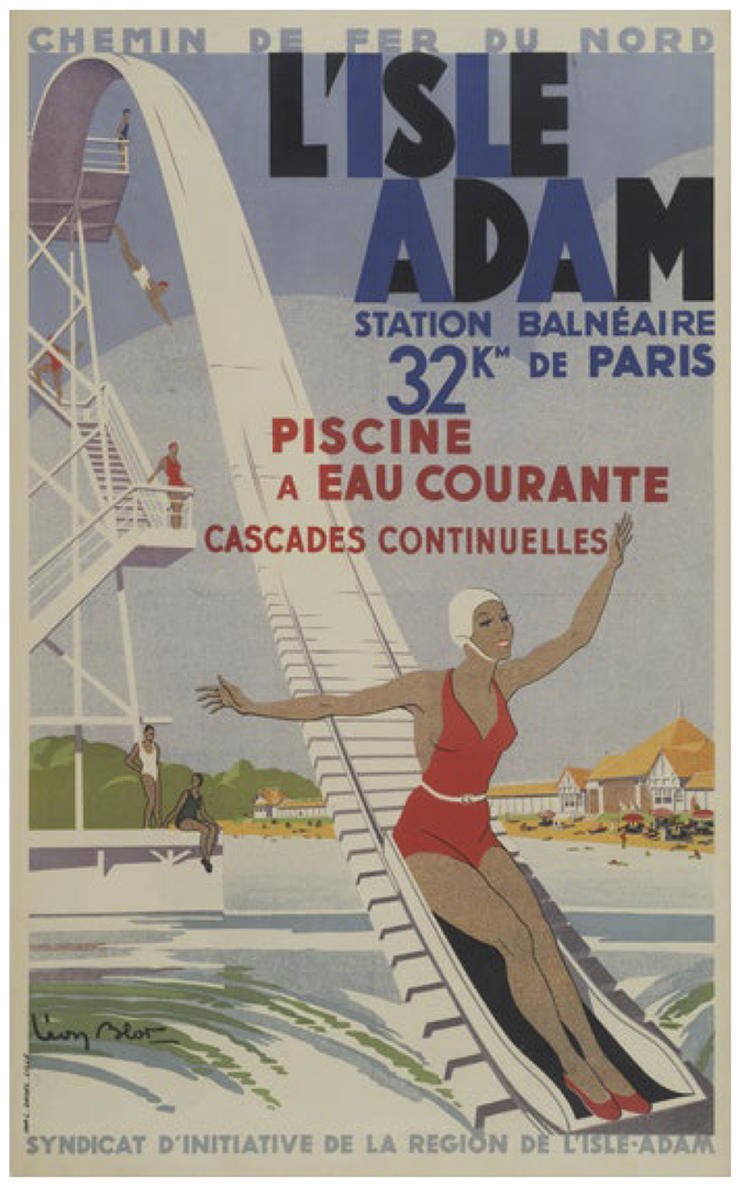 L’Isle-Adam Léon Blot Le Toboggan de la plage