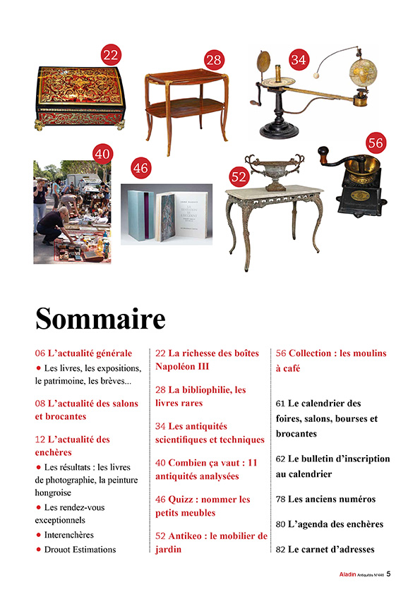 sommaire ALADIN magazine 446 mars 2026